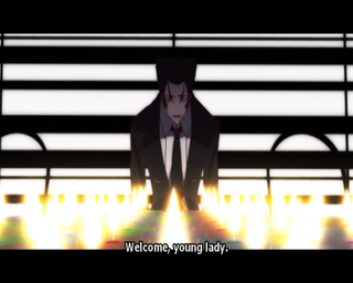 Kaiki’s dialogue scene with Karen is pretty cool from a visual design standpoint
